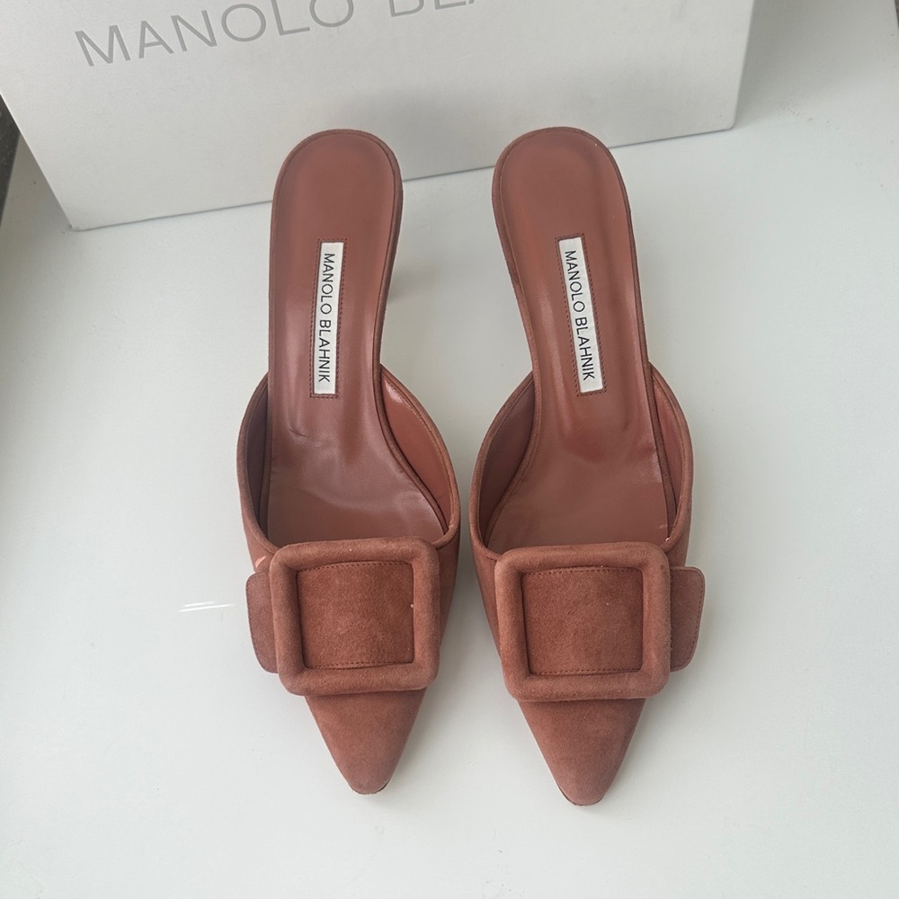 Manolo Blahnik Maysale Mules